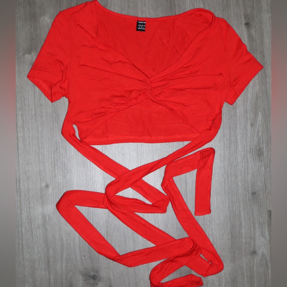 SHEIN Vibrant Red Top